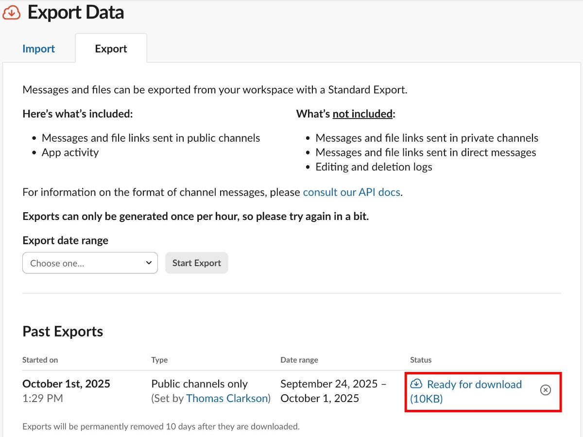 Import Data from Slack to Pumble - Pumble Help