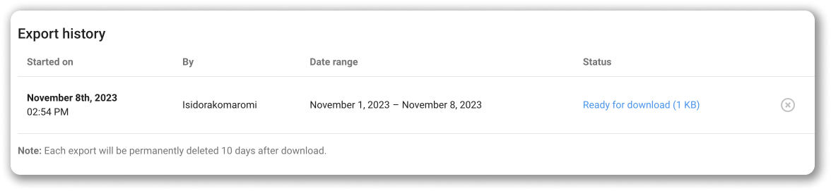 Export Data From Pumble - Pumble Help
