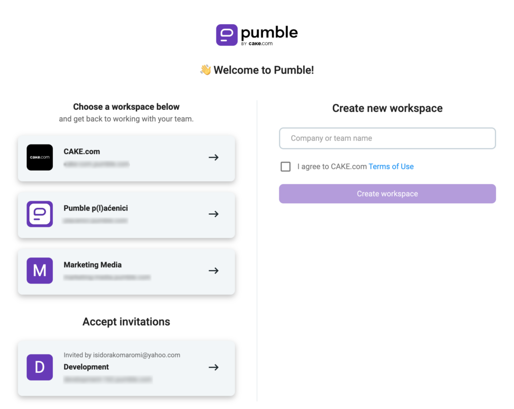 Register at Pumble - Pumble Help