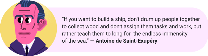 Saint-Exupéry quote