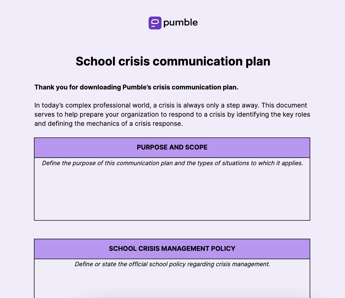 School crisis communication plan-min