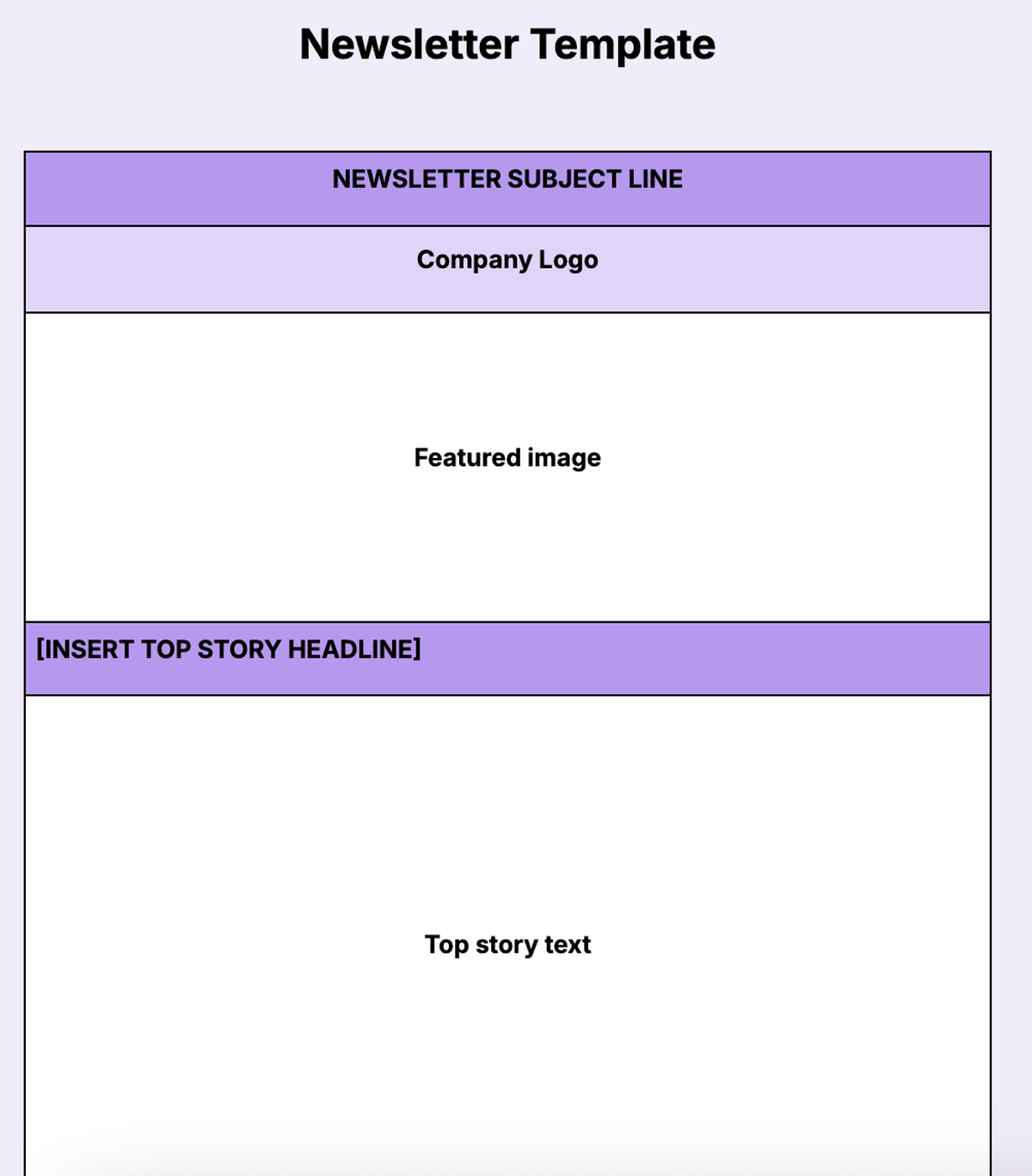 16. Newsletter Template