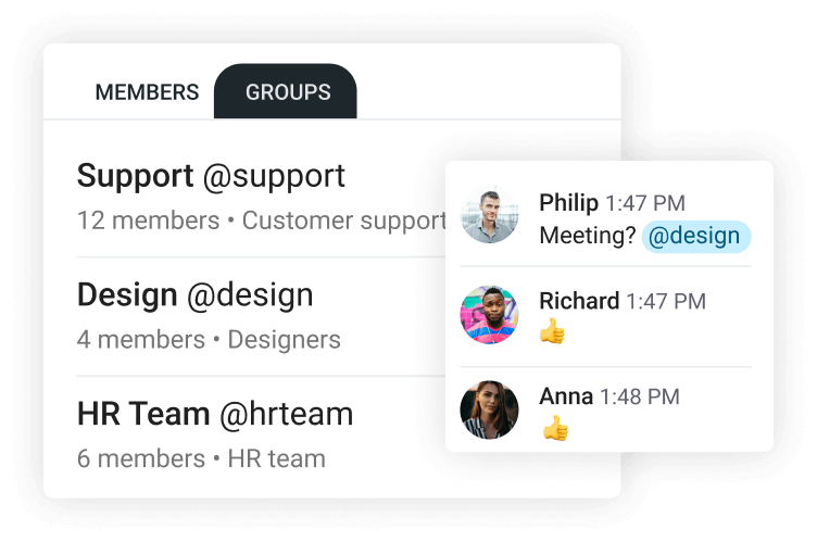 Create user groups