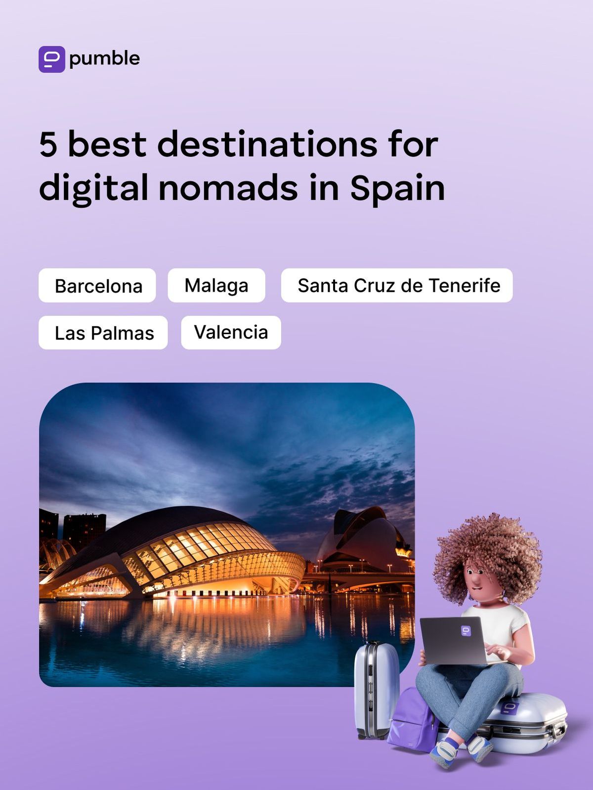 5 Best destinations for digital nomads in Spain
