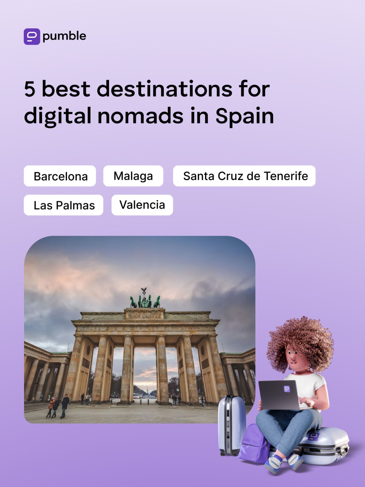 Los 5 mejores destinos para nómadas digitales en España