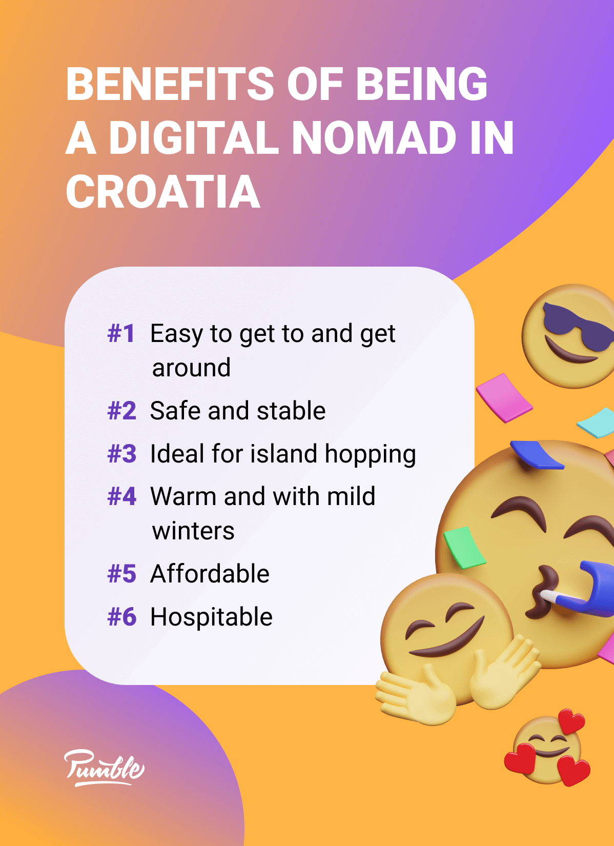 Benefits of being a digital nomad in Croatia