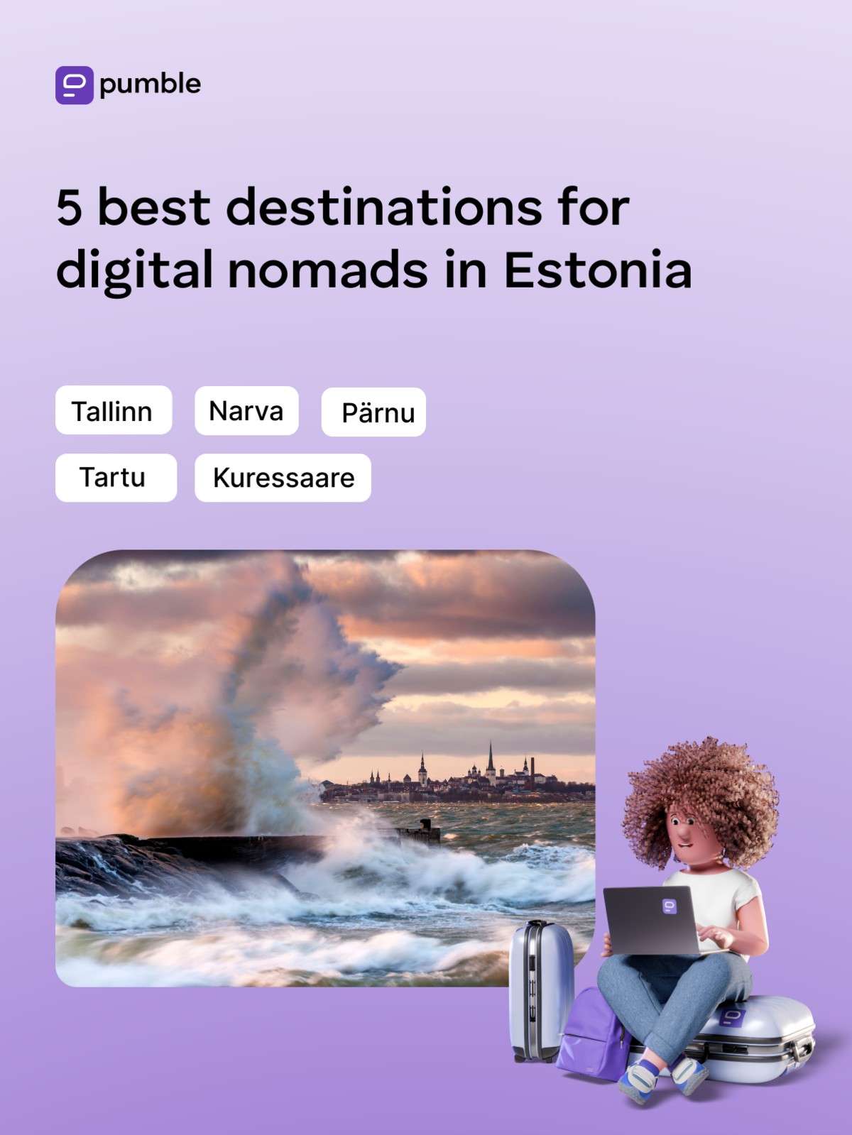 Best destinations for digital nomads in Estonia