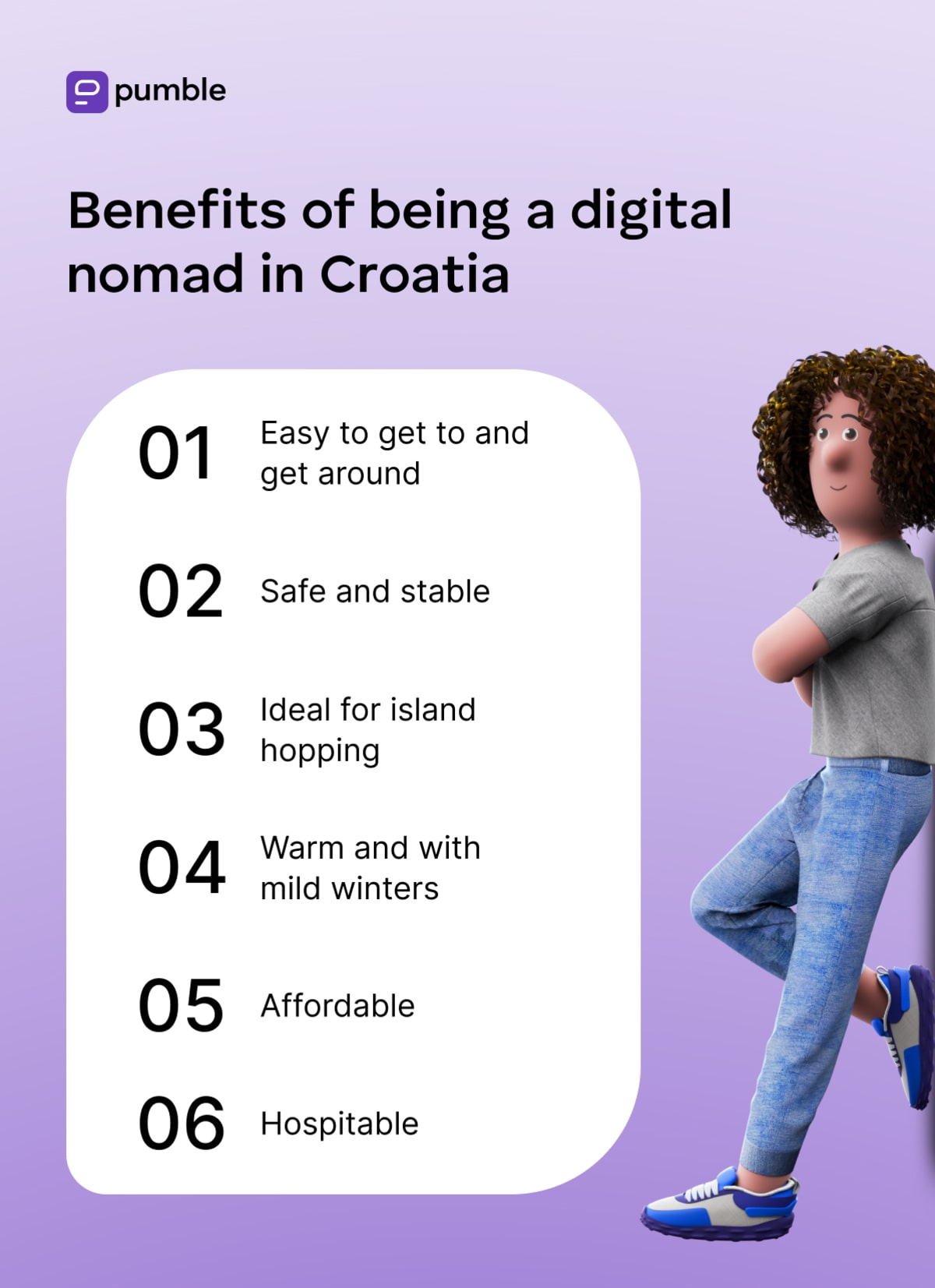 Benefícios de ser um nômade digital na Croácia