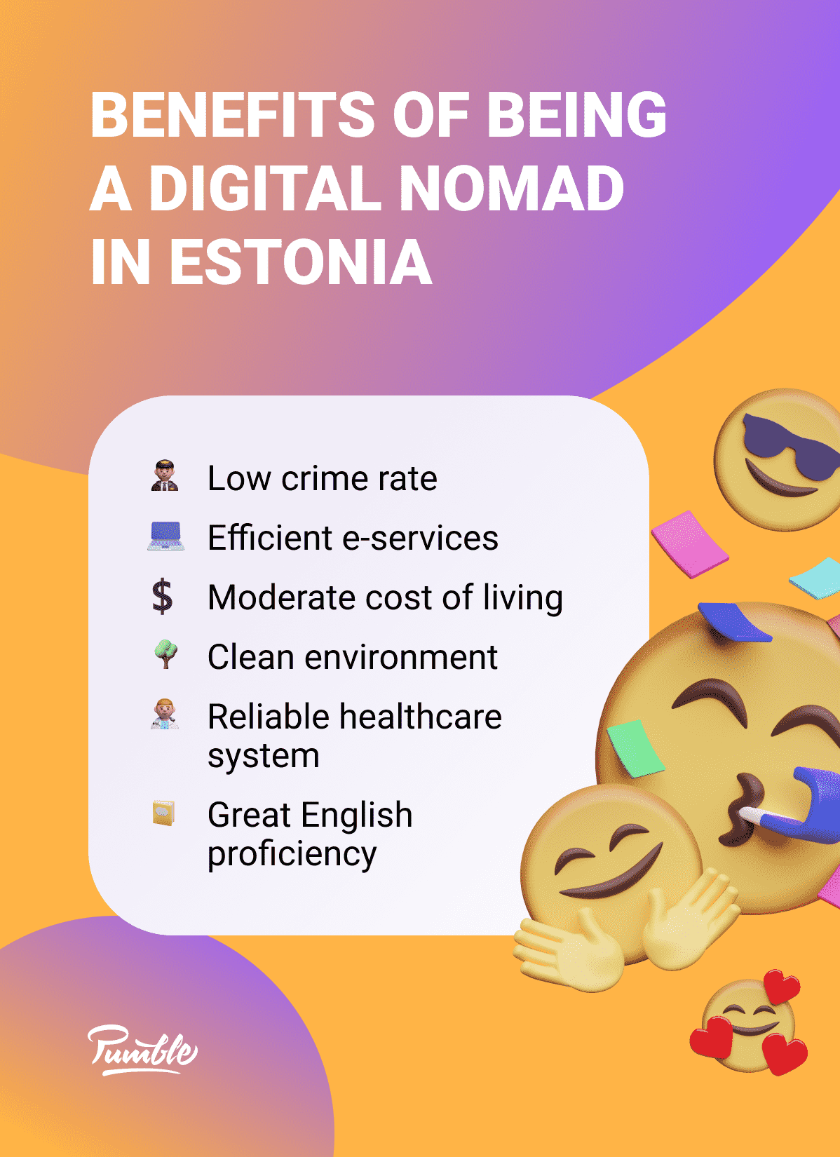 Benefits of being a digital nomad in Estonia