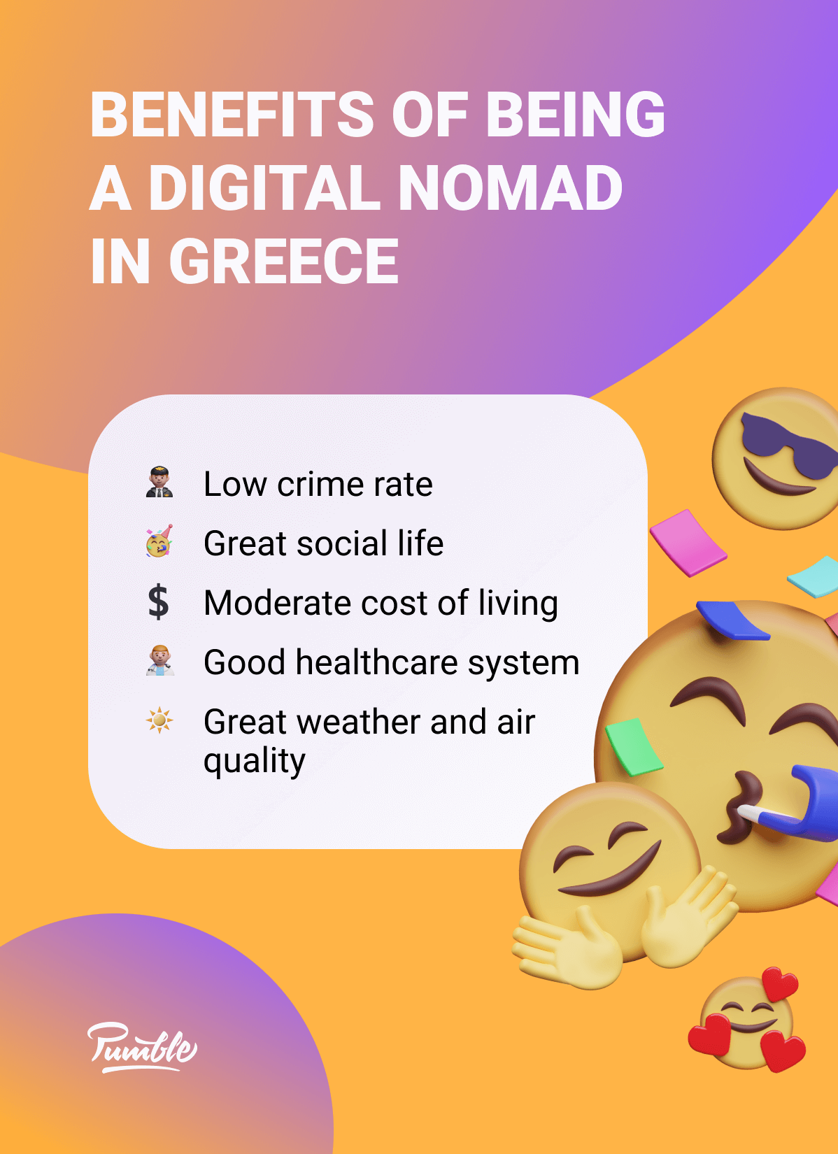 Benefits of being a digital nomad in GREECE