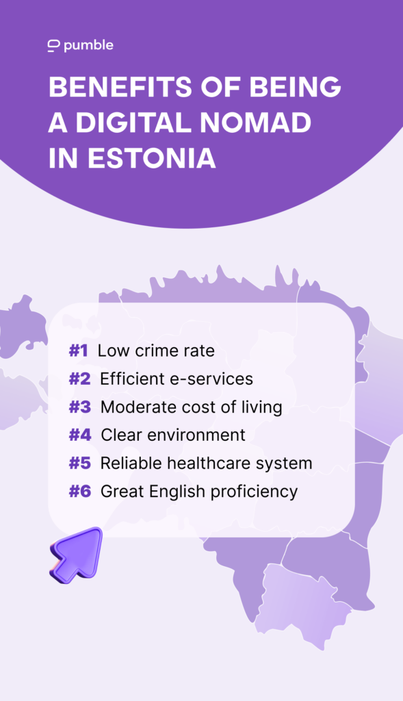 Benefits of being a digital nomad in Estonia