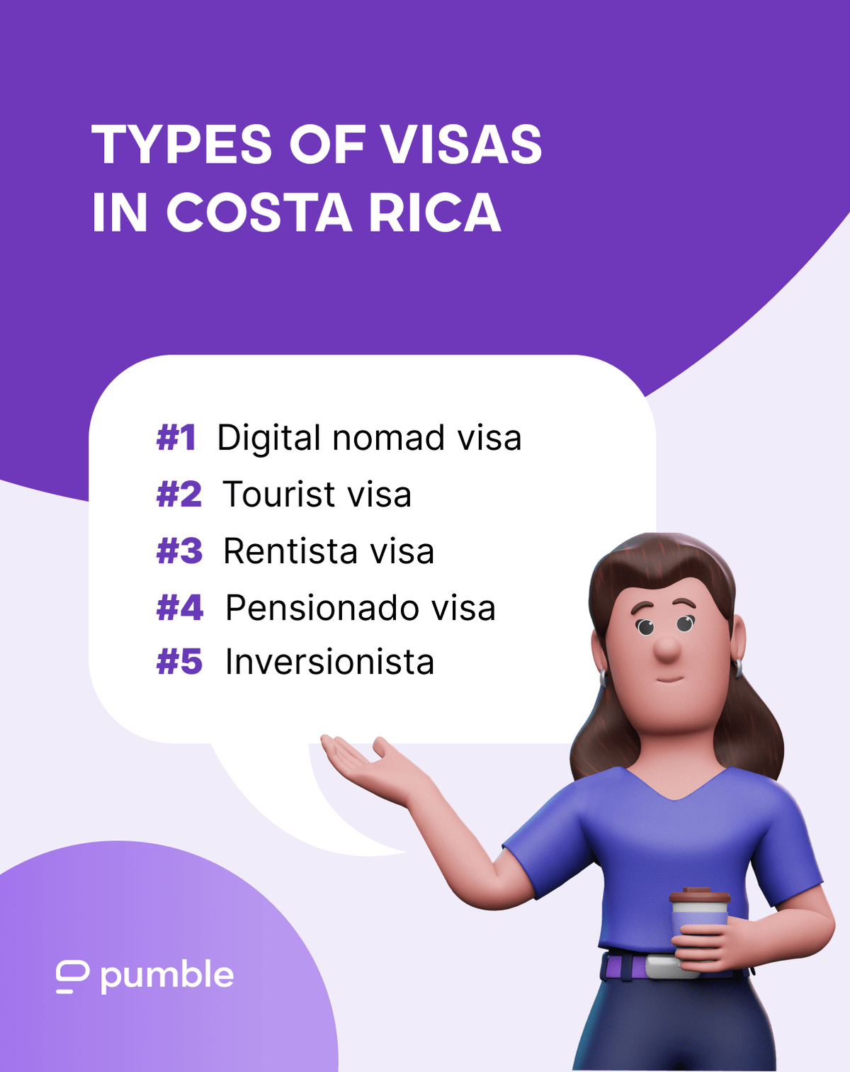 Types of visas in Costa Rica