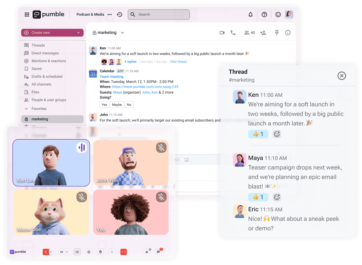 Streamline remote communication with Pumble