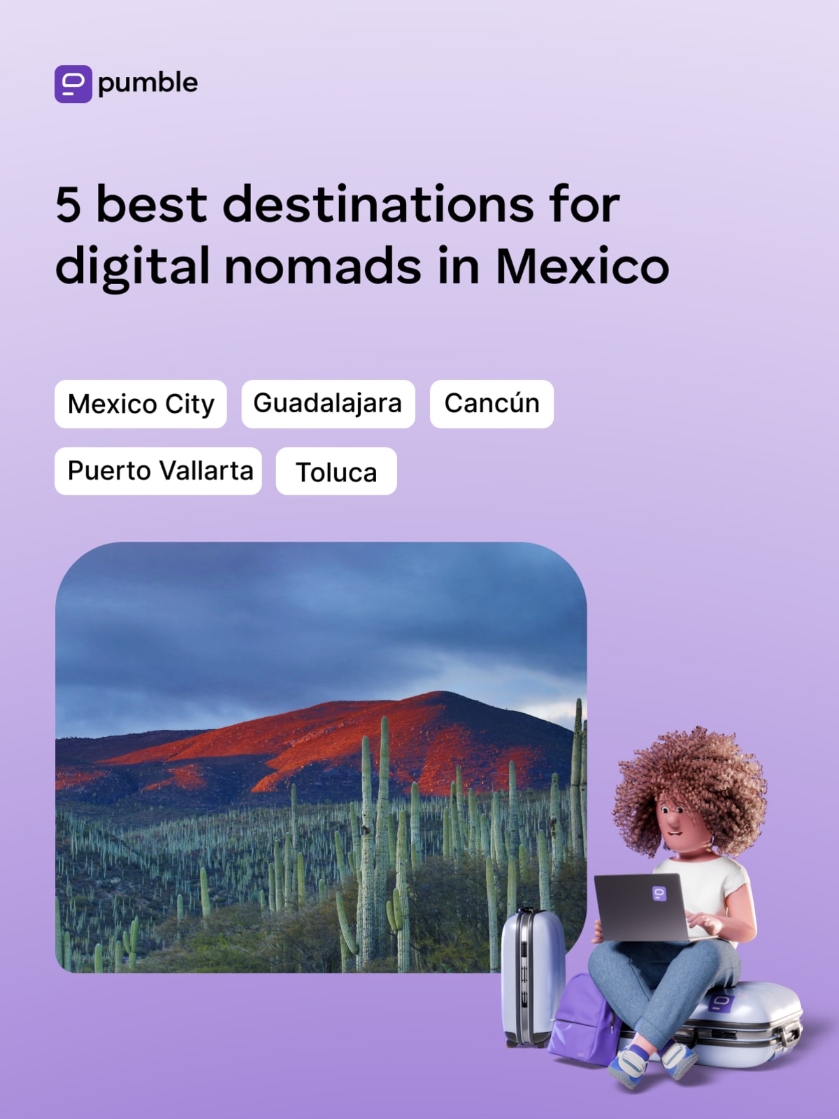 5 Best destinations for digital nomads in Mexico