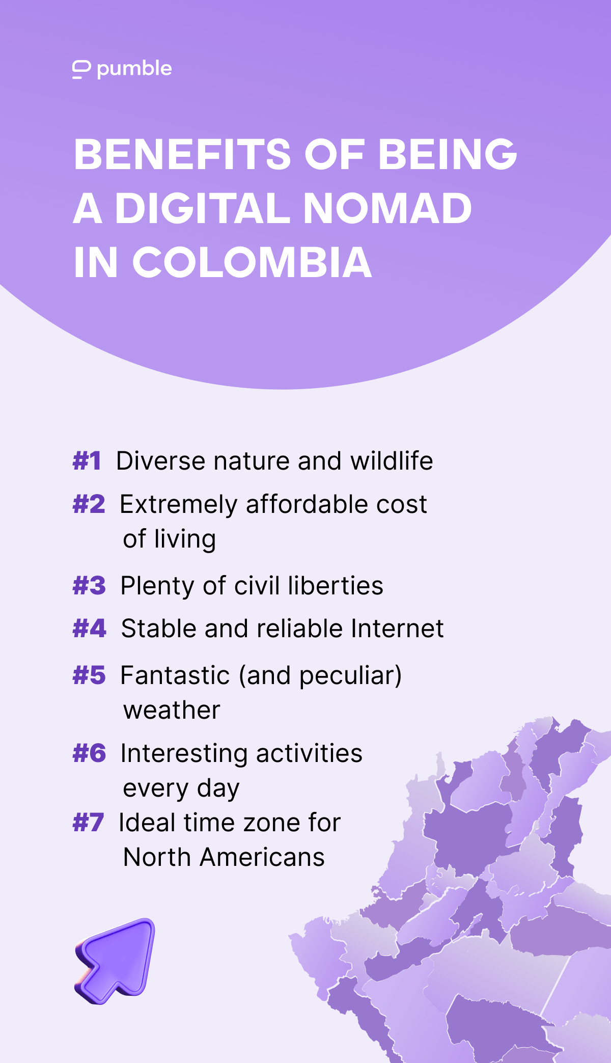 Benefits of being a digital nomad in Colombia