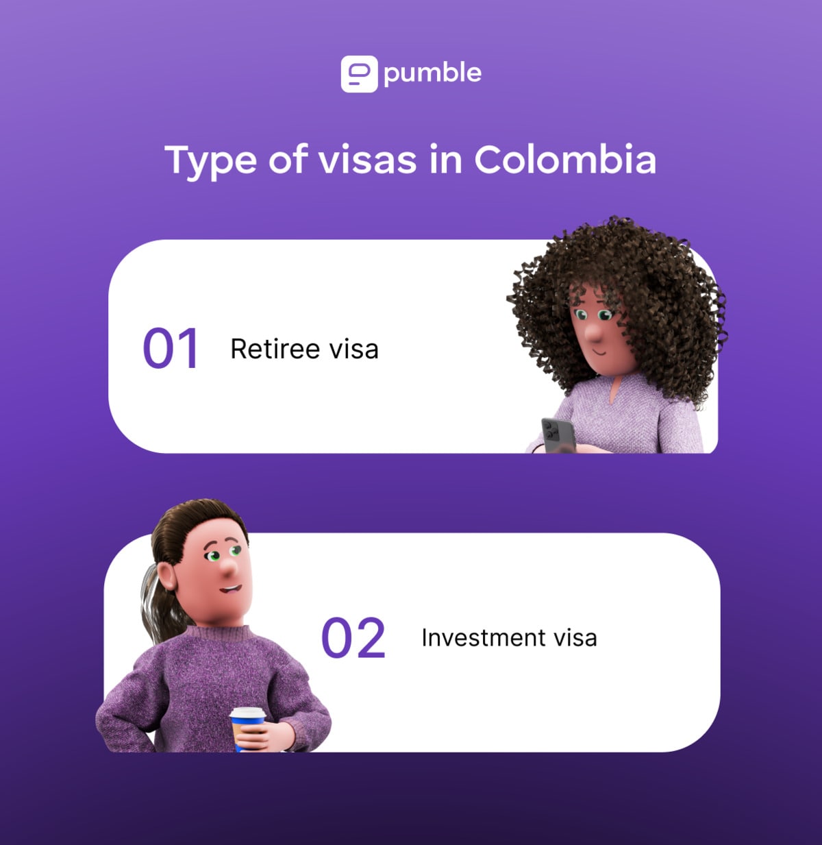 OTHER TYPES OF VISAS IN Colombia