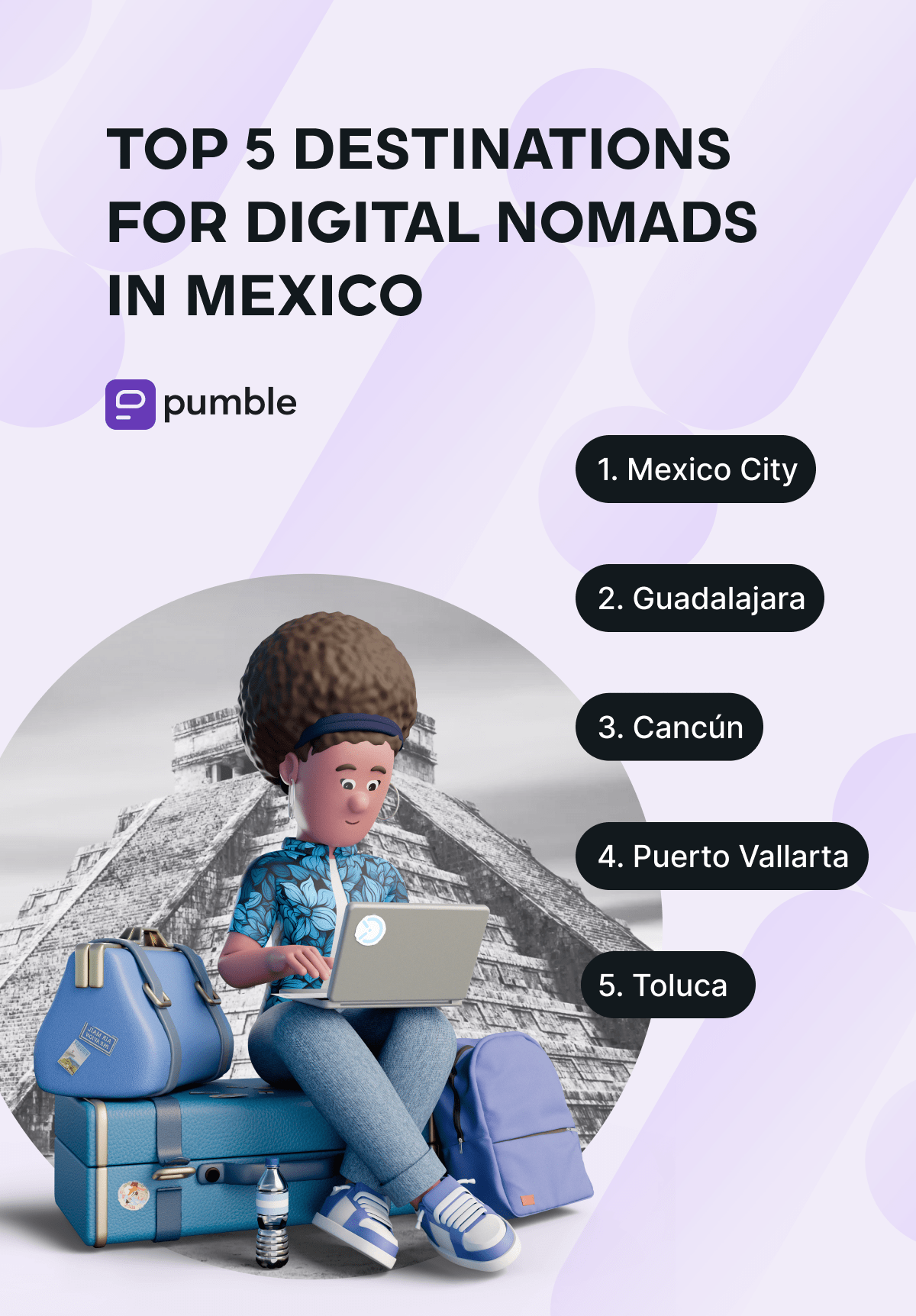 Top destinations for digital nomads in Mexico