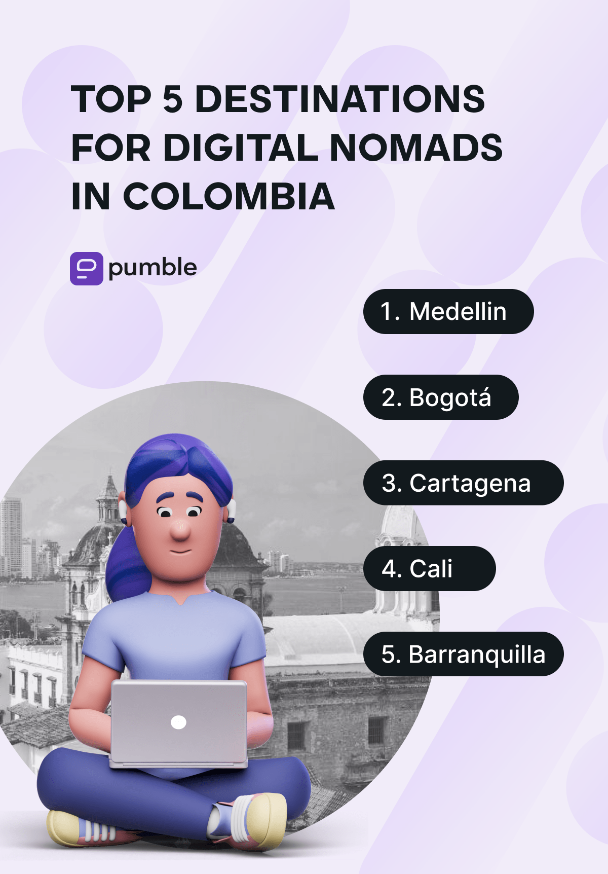 Top destinations for digital nomads in Colombia