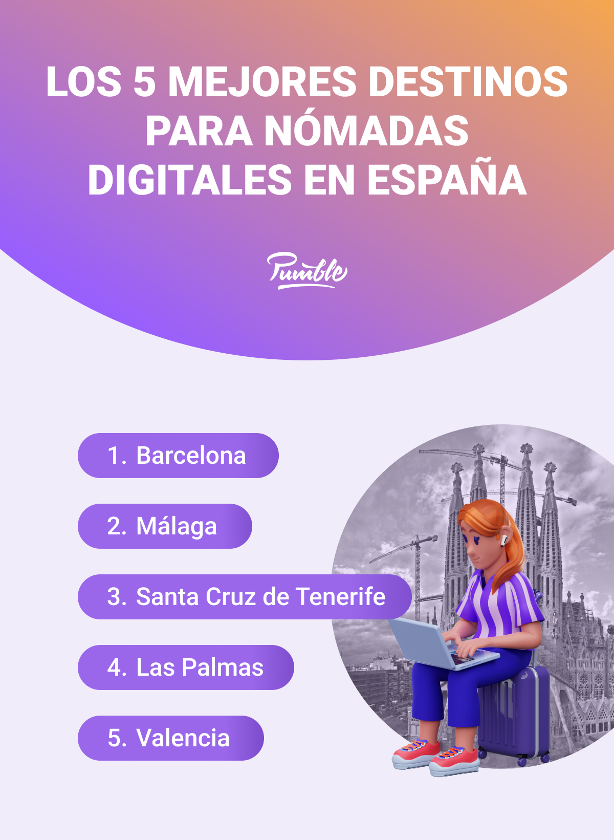 Top 5 destinations for digital nomads in Spain