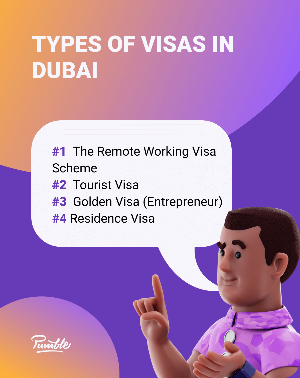 Types of visas for digital nomads in Dubai