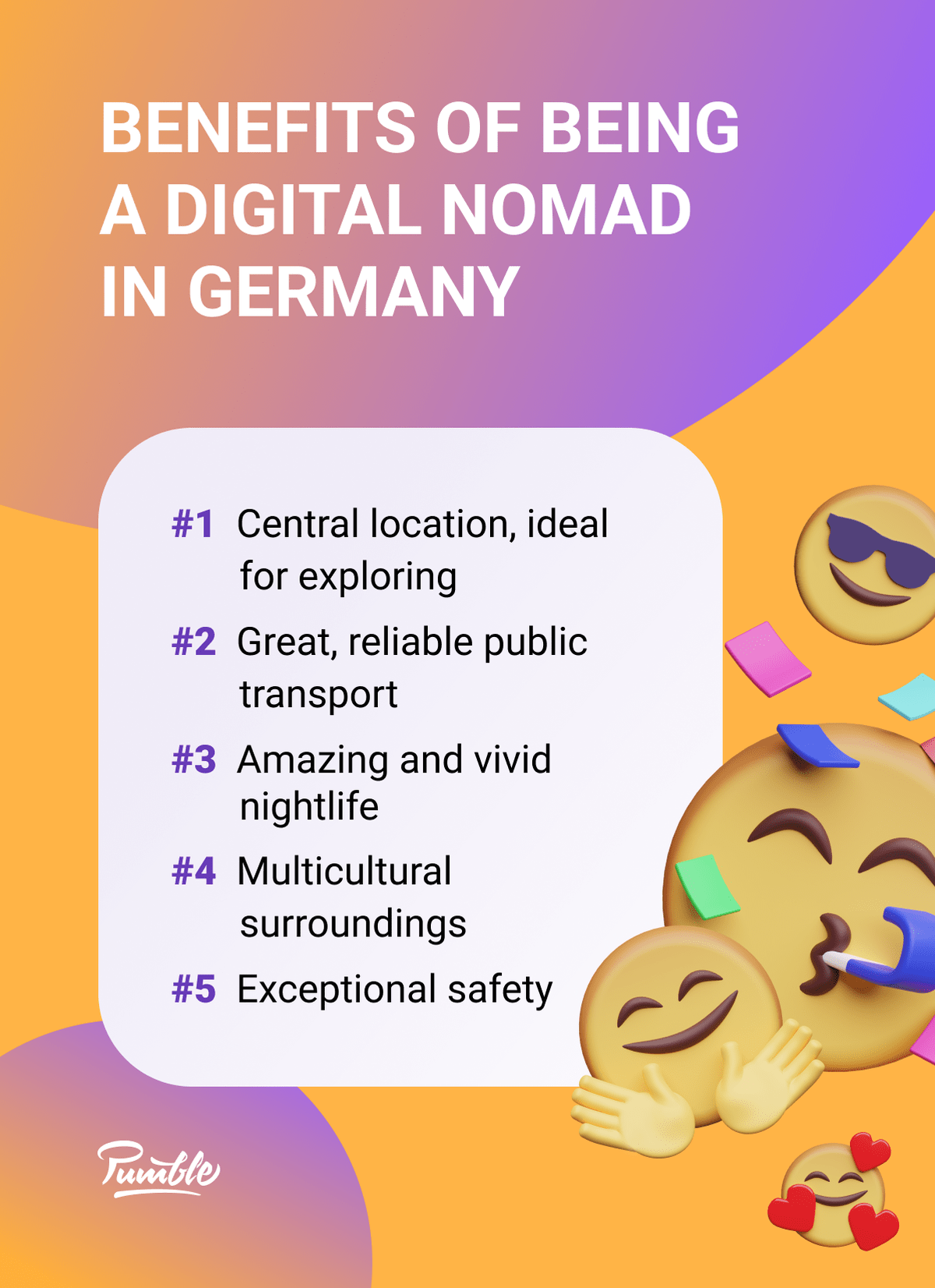 Benefits of being a digital nomad in Germany