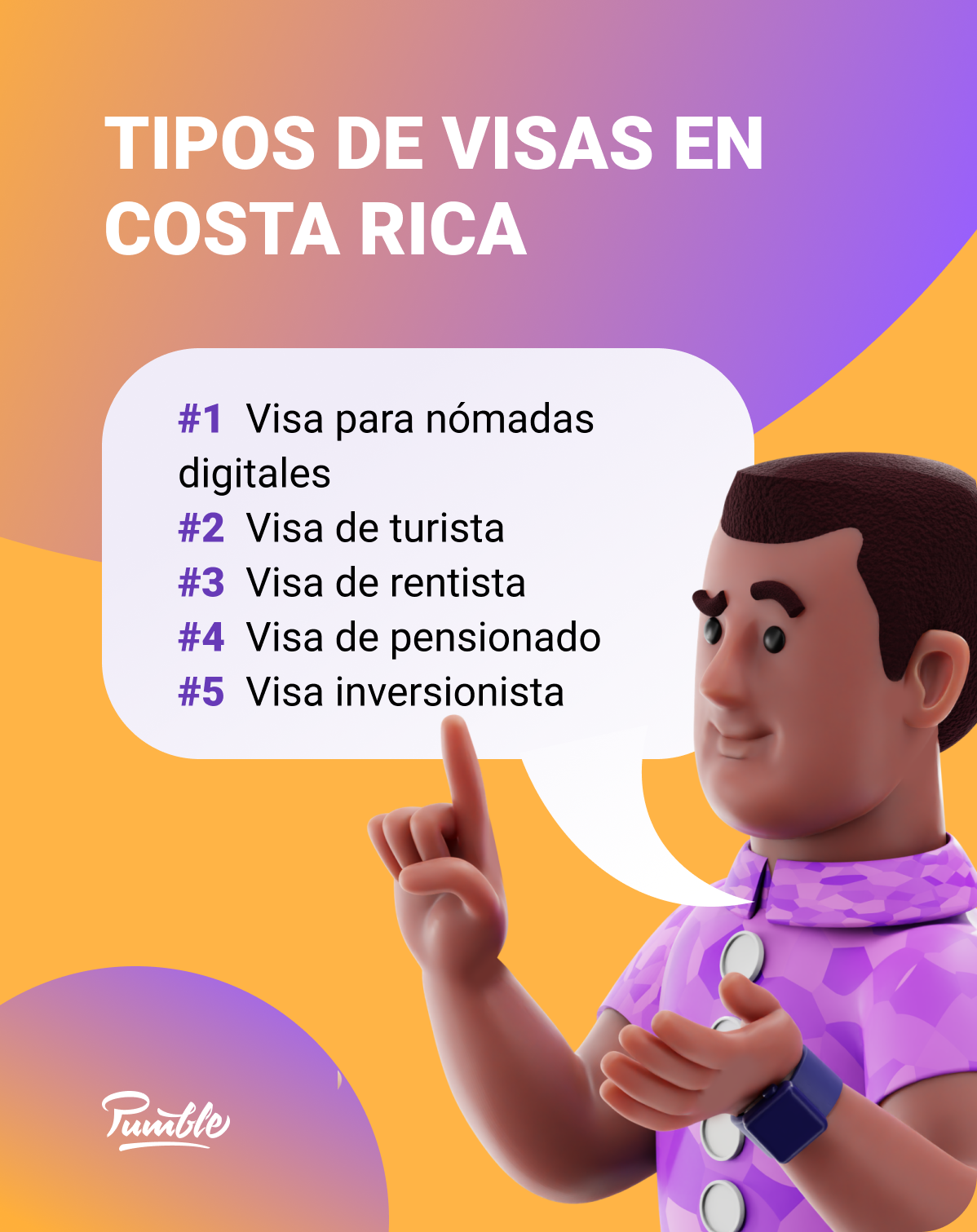 Types of visas in Costa Rica