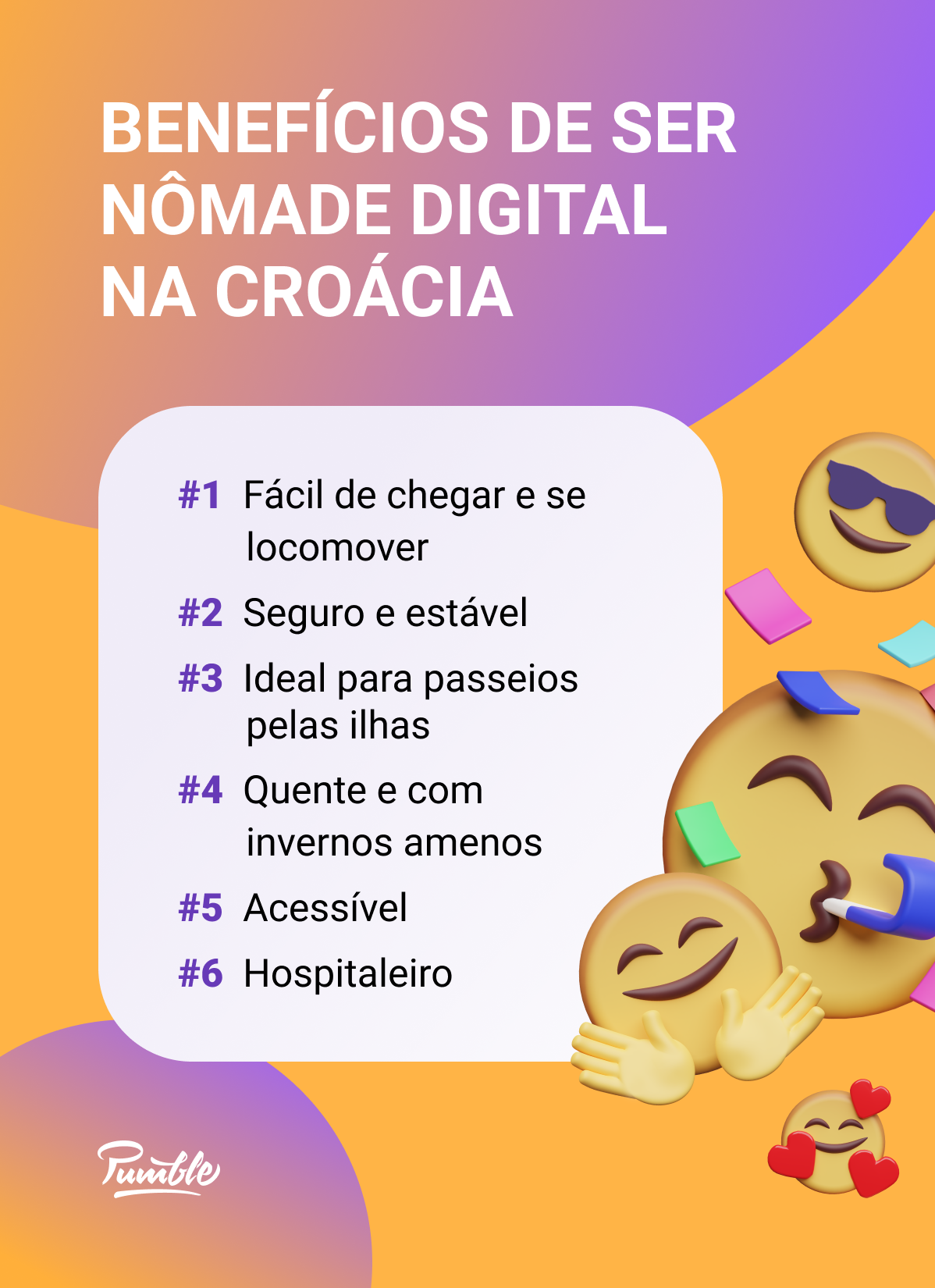 Benefícios de ser um nômade digital na Croácia