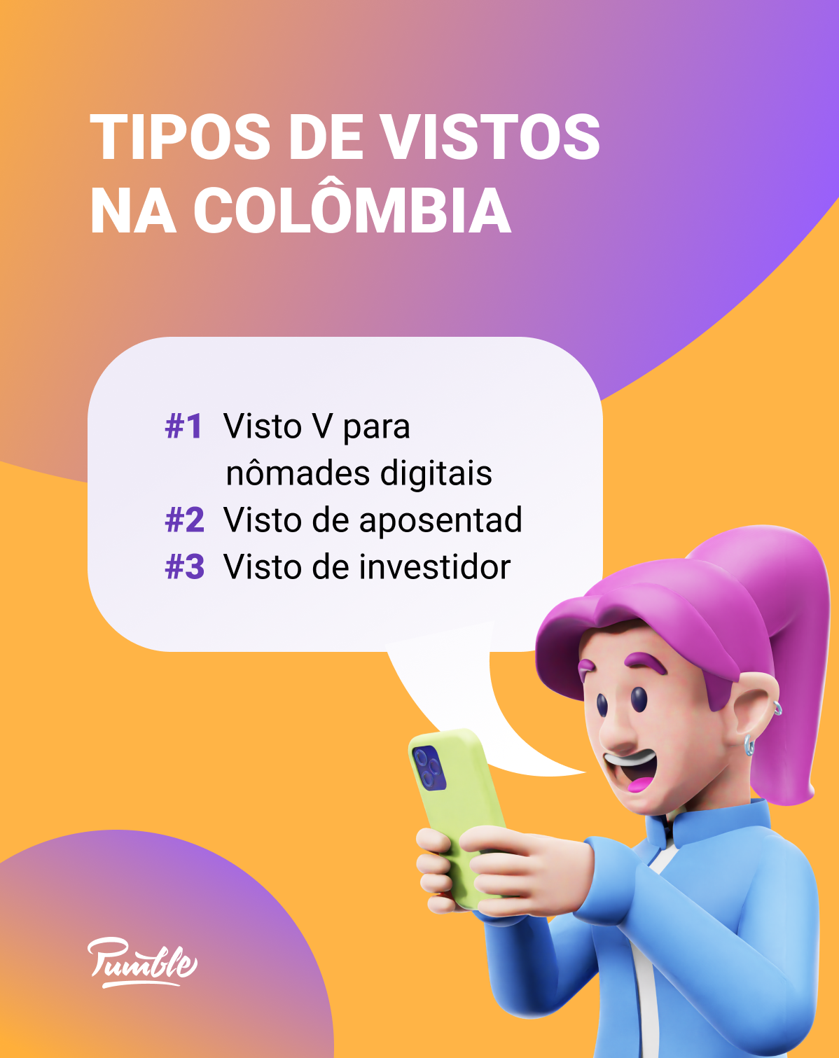  types of visas colombia