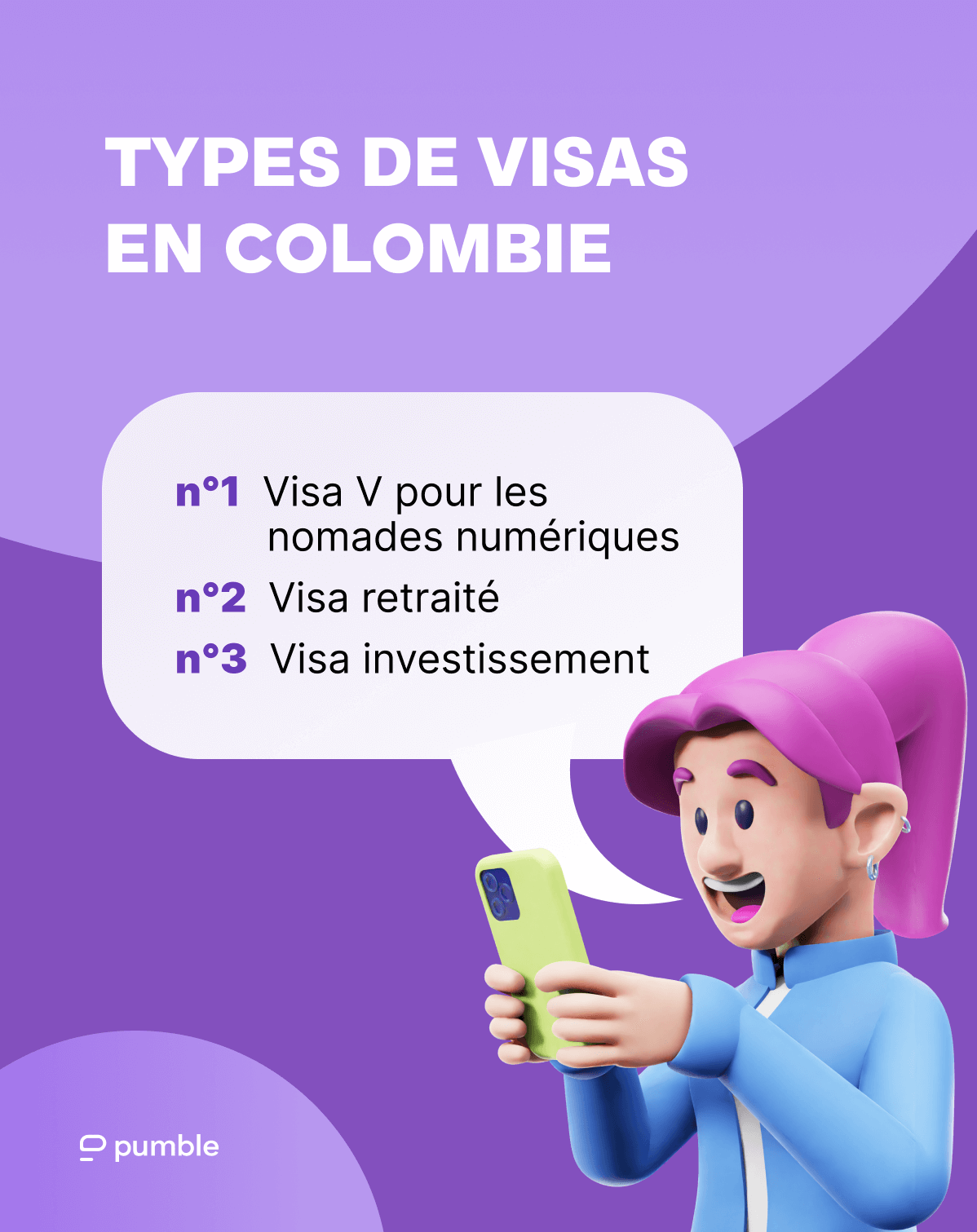 types of visas colombia