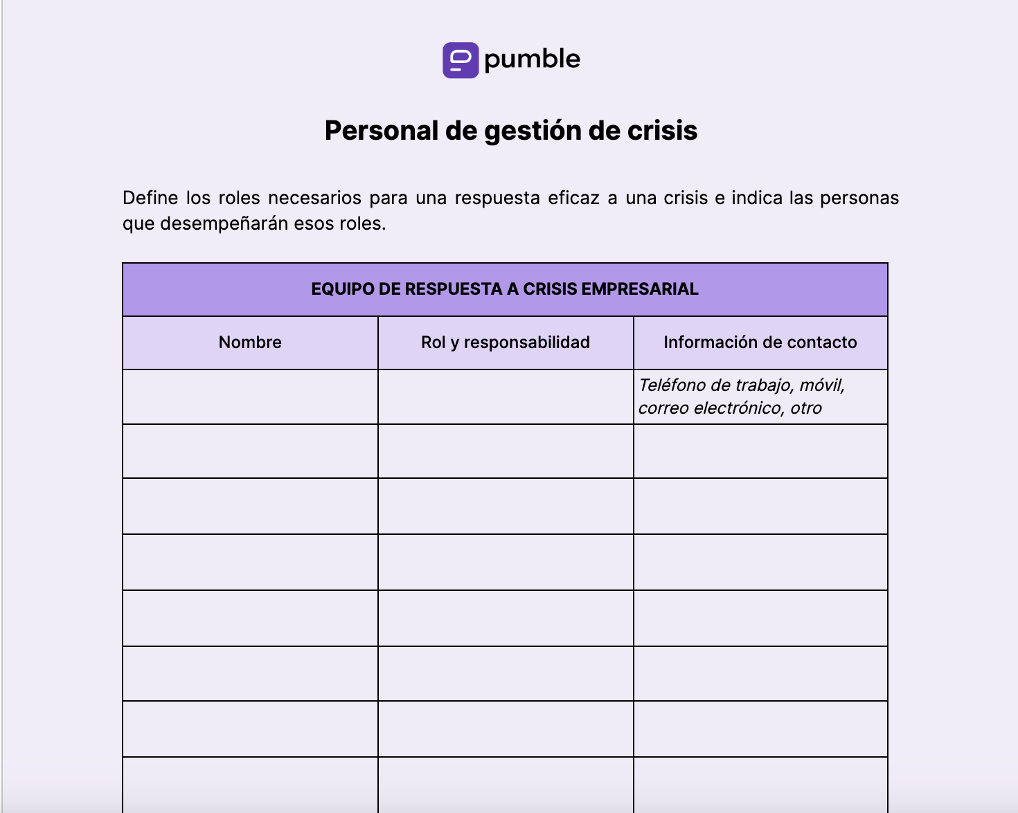 Plan de comunicación de crisis empresarial