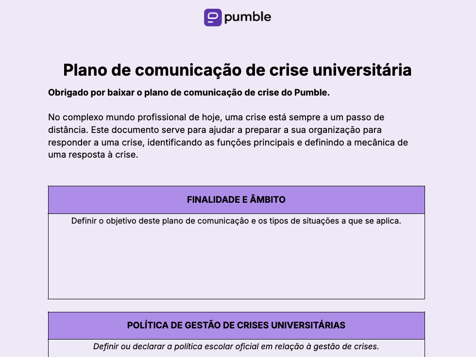 University crisis communication plan-min