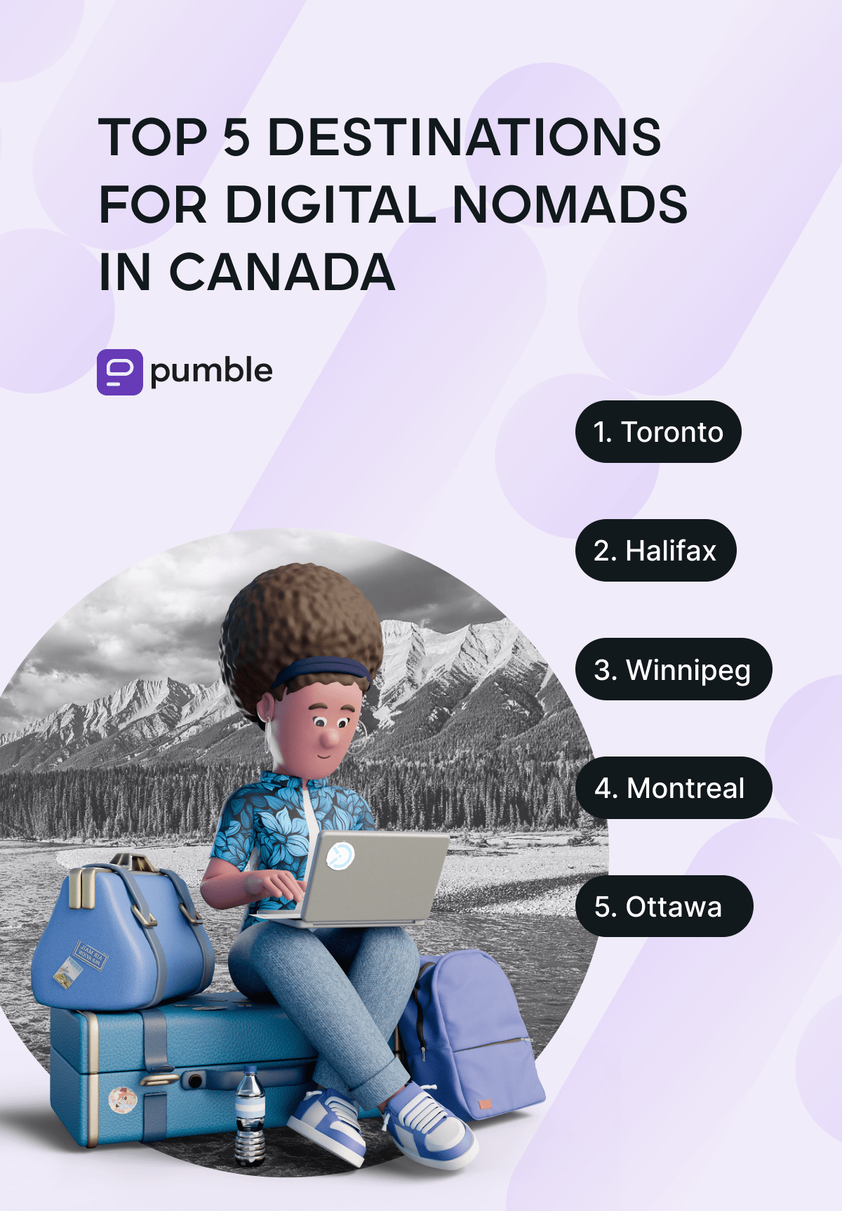 Top destinations for digital nomads in Canada