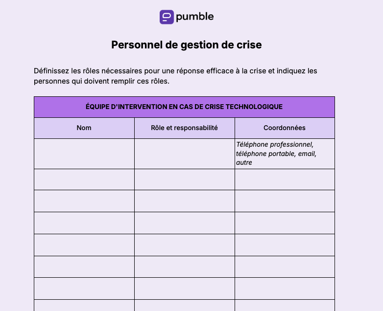 Technology crisis communication plan-min