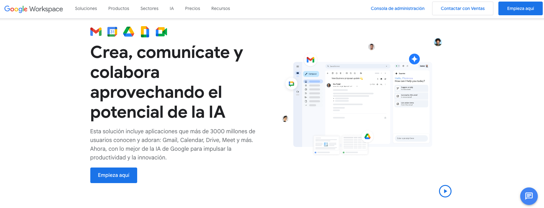 Espacio de trabajo de Google