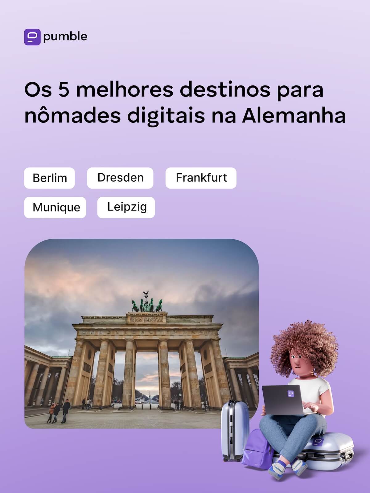 Os 5 melhores destinos para nômades digitais na Alemanha