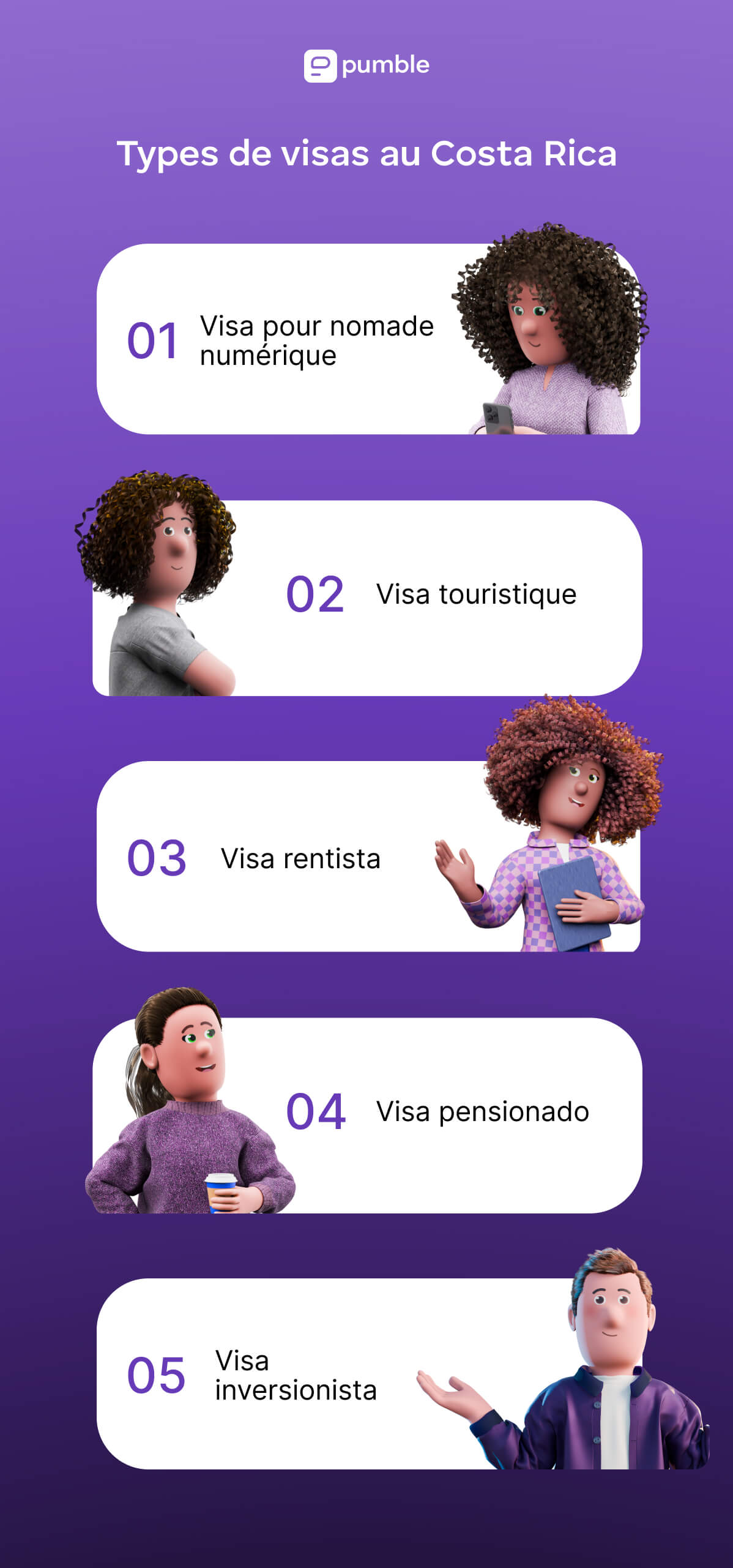 Types of visas in Costa Rica