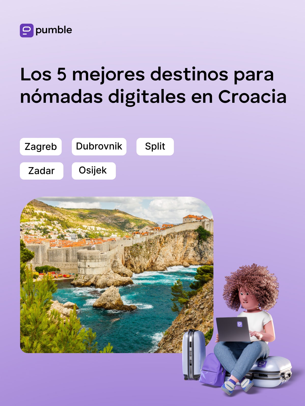 Los 5 mejores destinos para nómadas digitales en Croacia