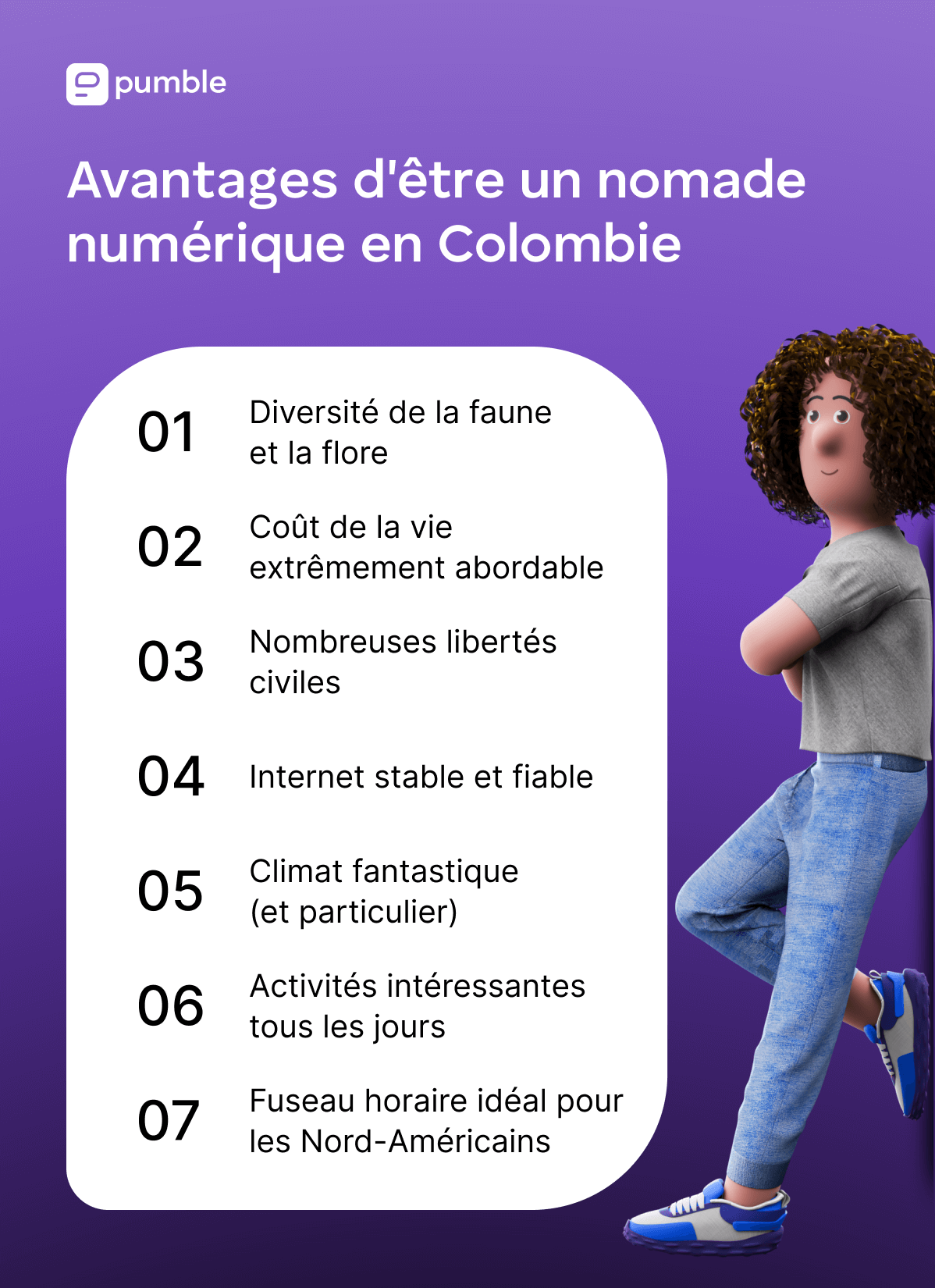 Avantages d'être un nomade numérique
