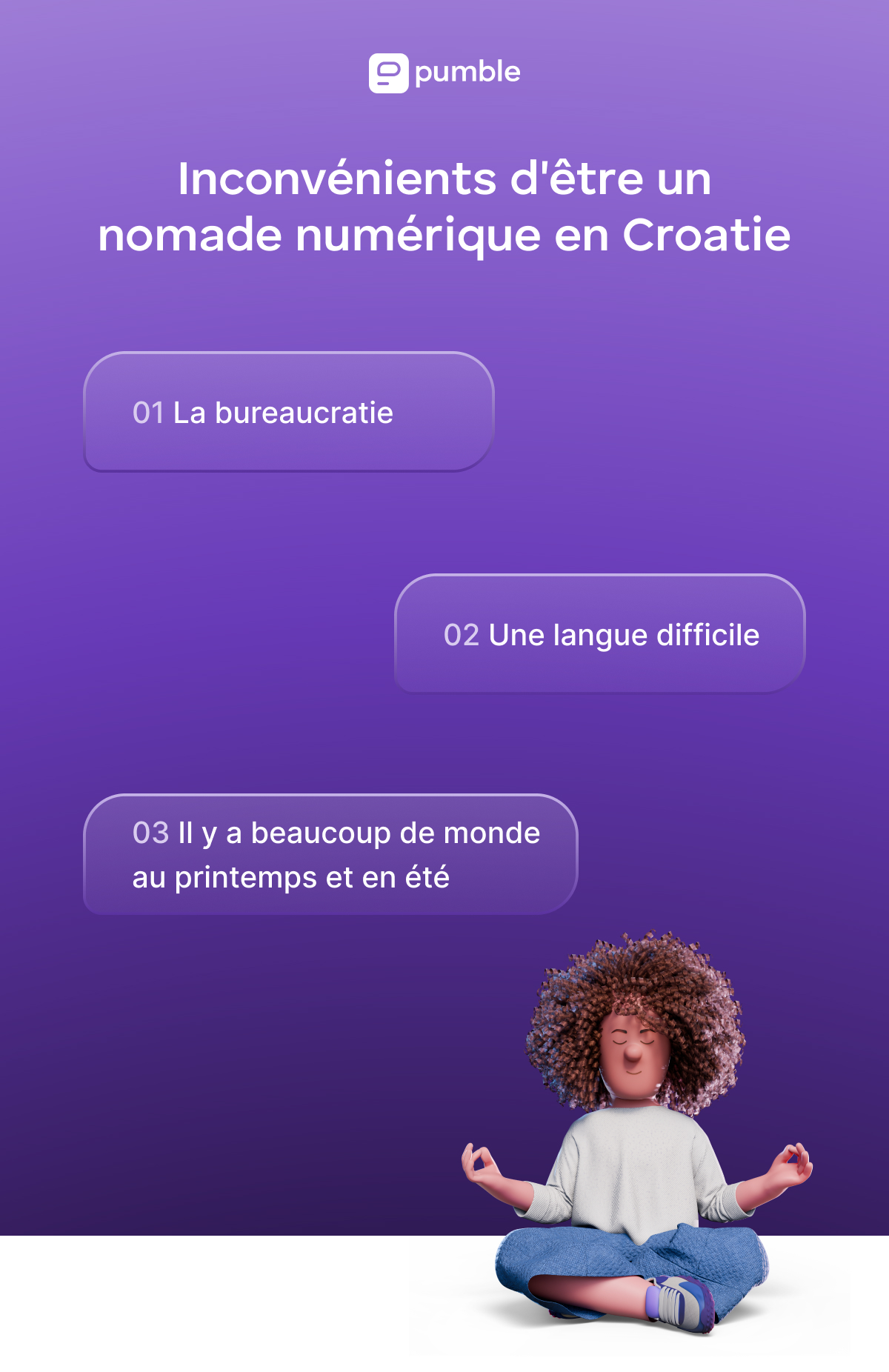 Inconvénients d’être un nomade numérique en Croatie
