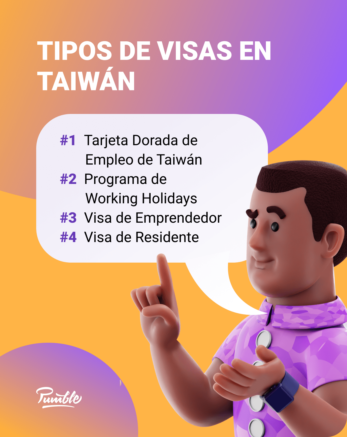 Tipos de visas adecuadas en Taiwán