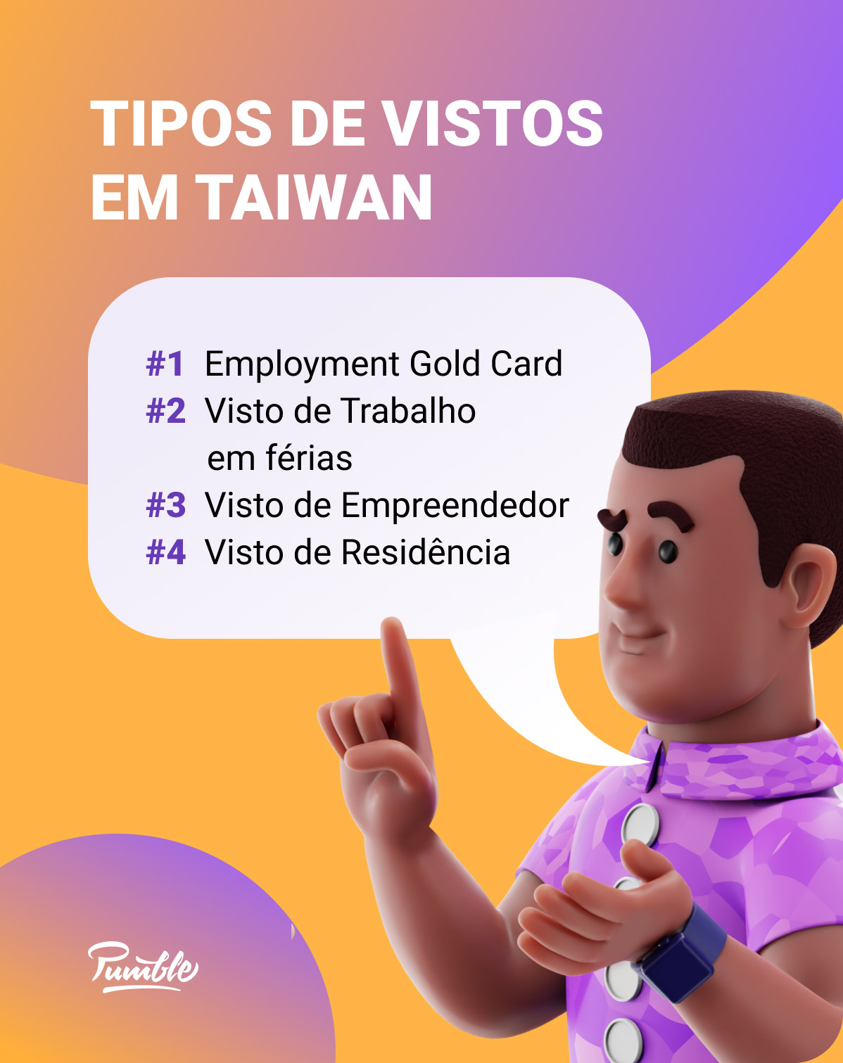 Types of visas in Taiwan