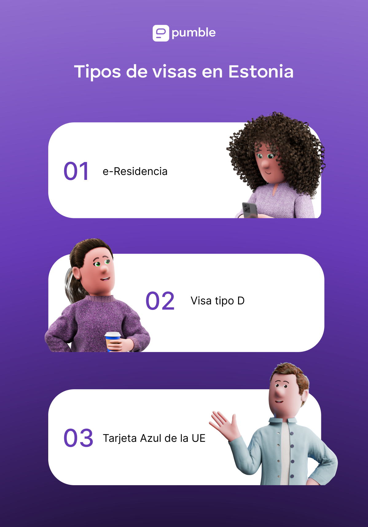 Tipos de visas en Estonia
