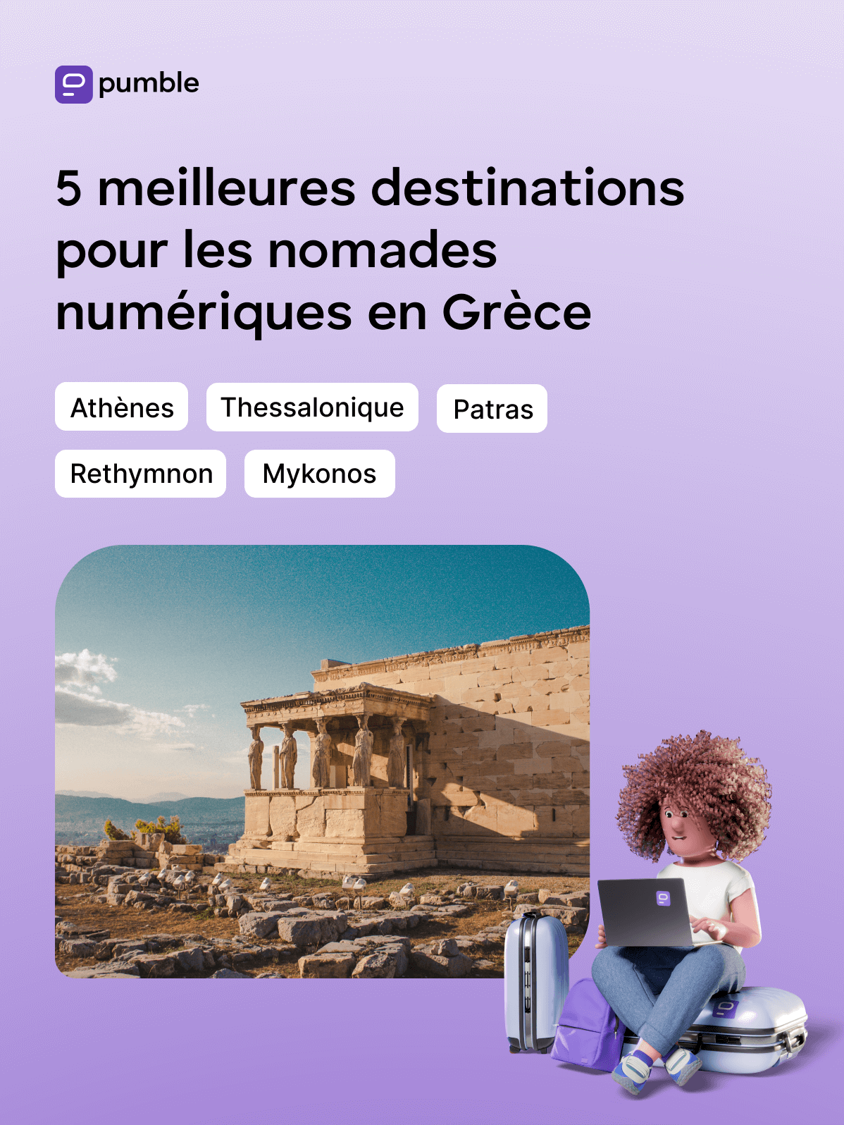 Les 5 meilleures destinations pour les nomades numériques en Grèce