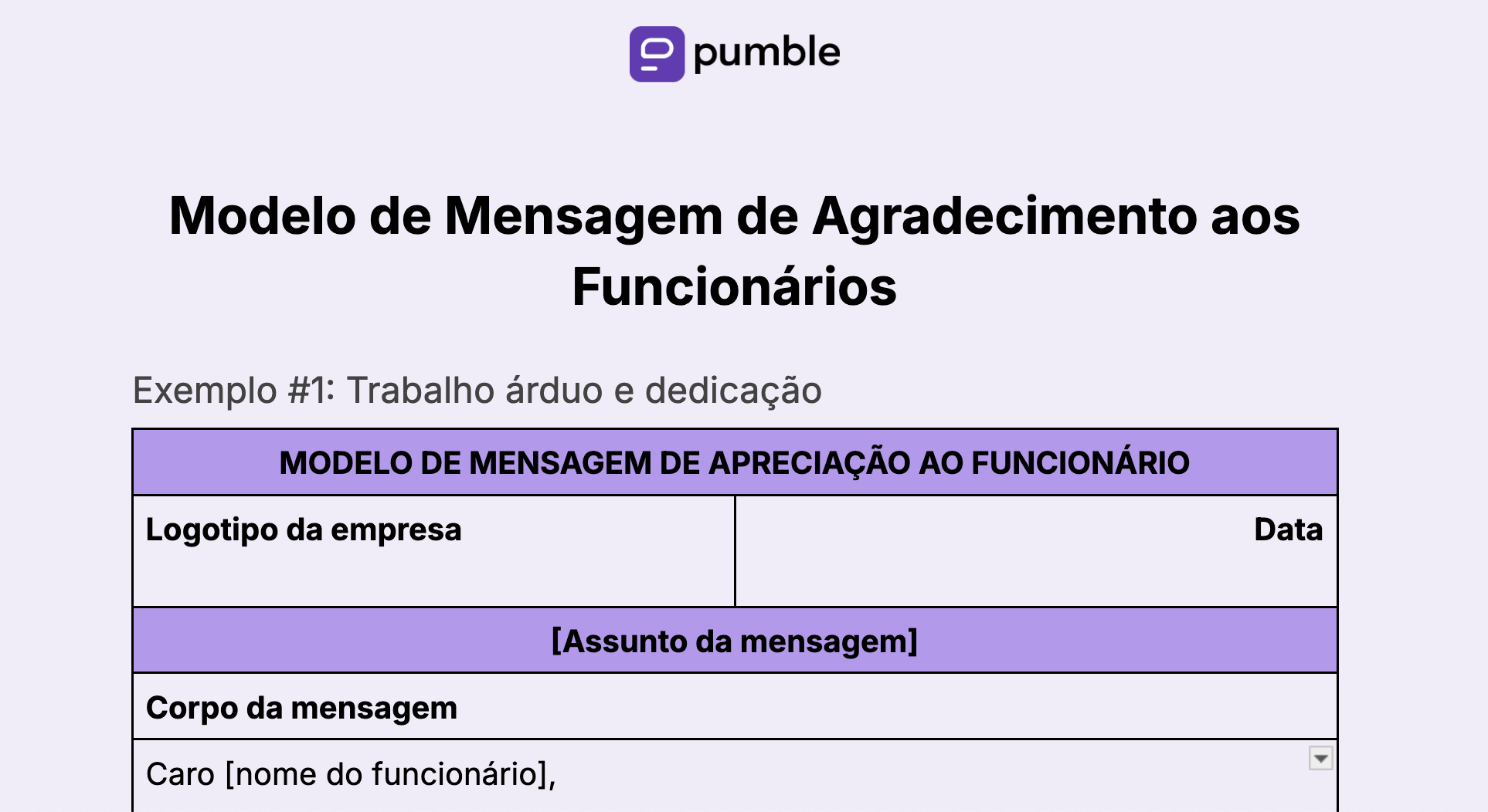 18. Employee Appreciation Message Template 