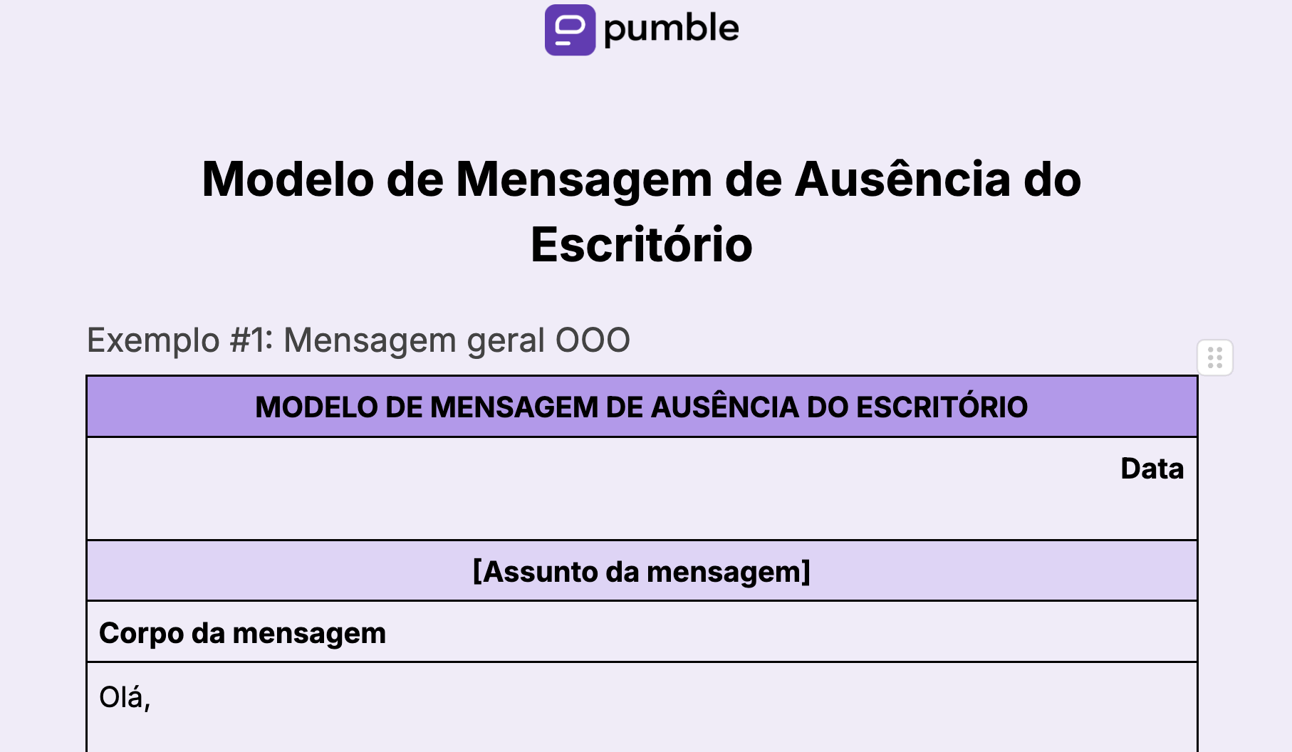 24. Out of the Office Message Template -min