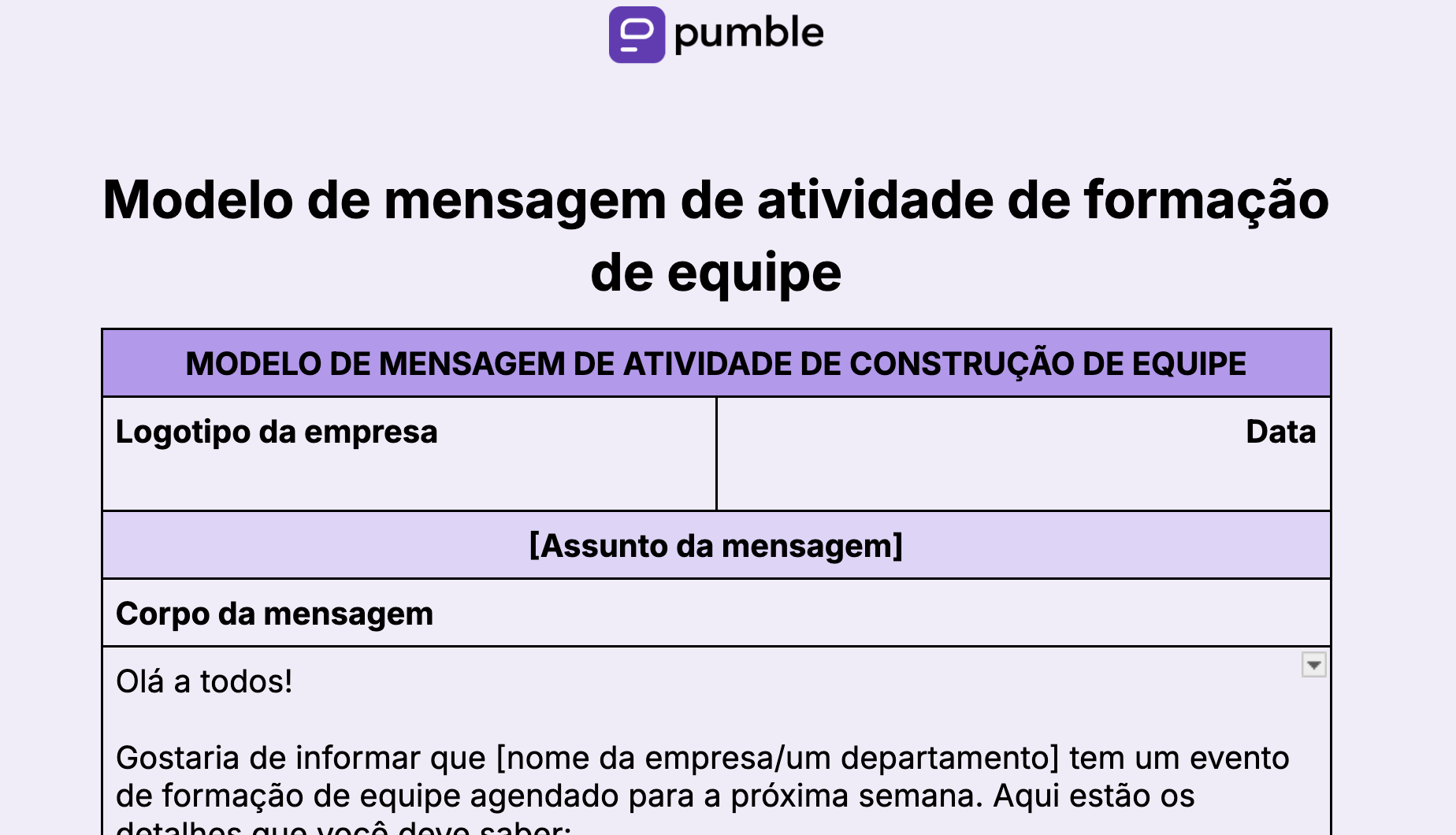 27. Team Building Activity Message Template -min