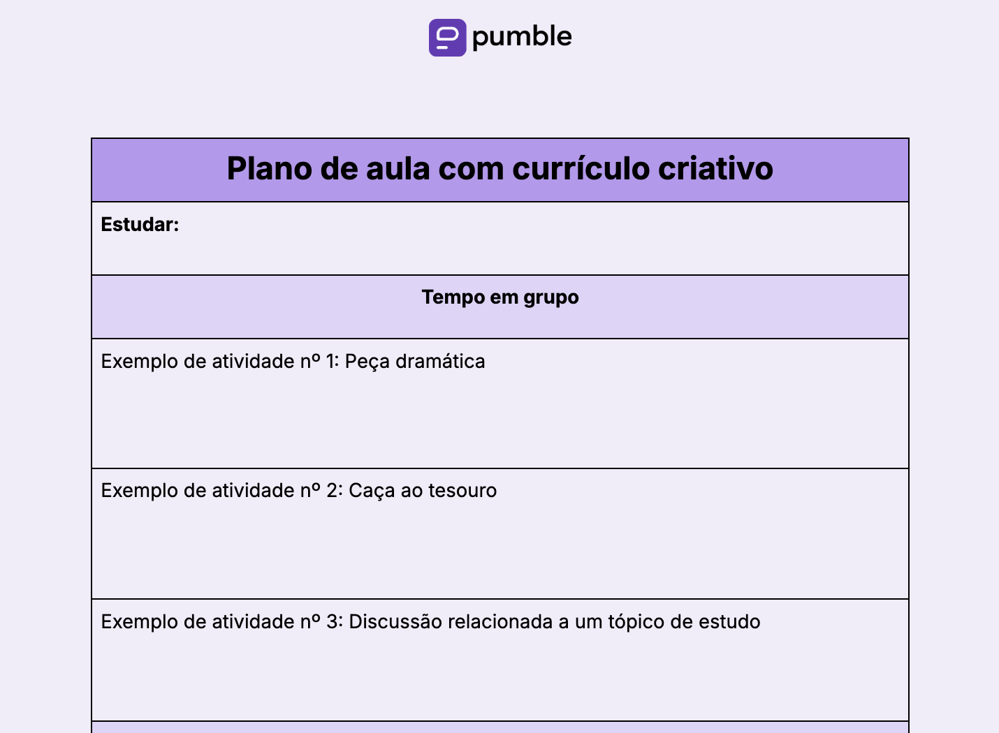 Creative curriculumlesson plan template
