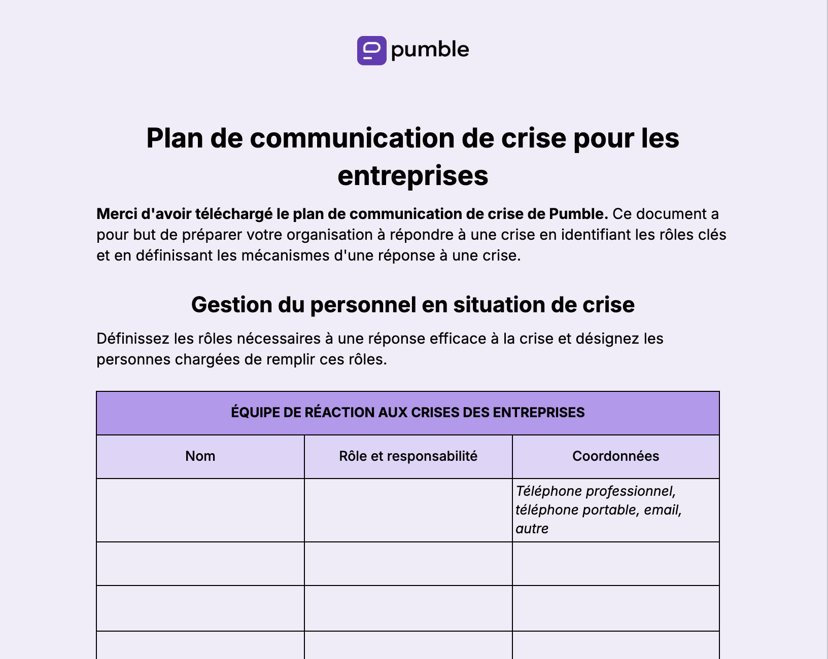 Communication de crise pour les entreprises