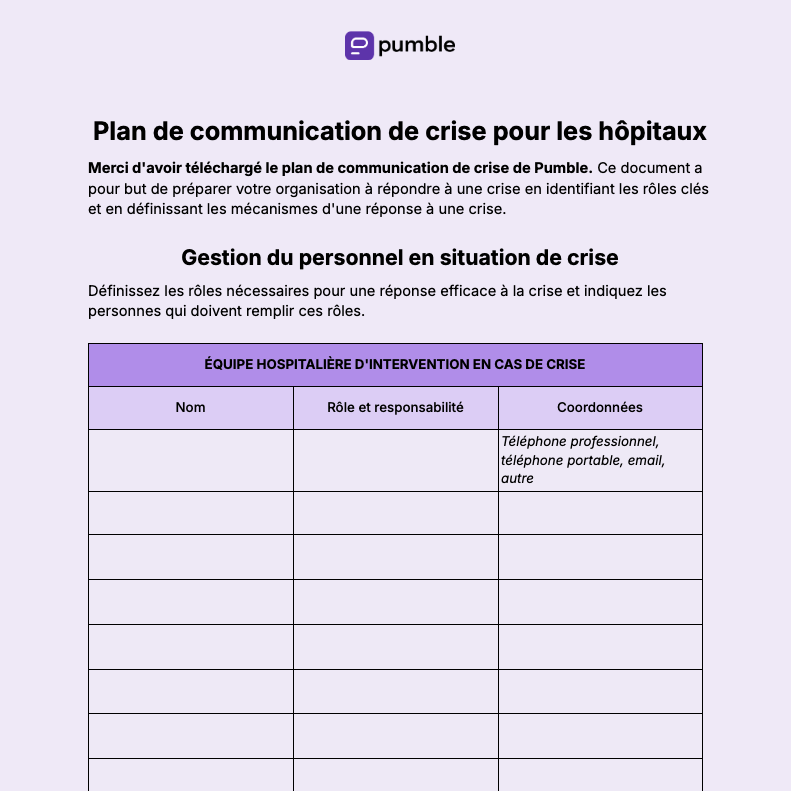 Communication de crise pour les hôpitaux