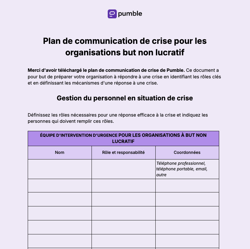 Communication de crise pour les organisations à but non lucratif
